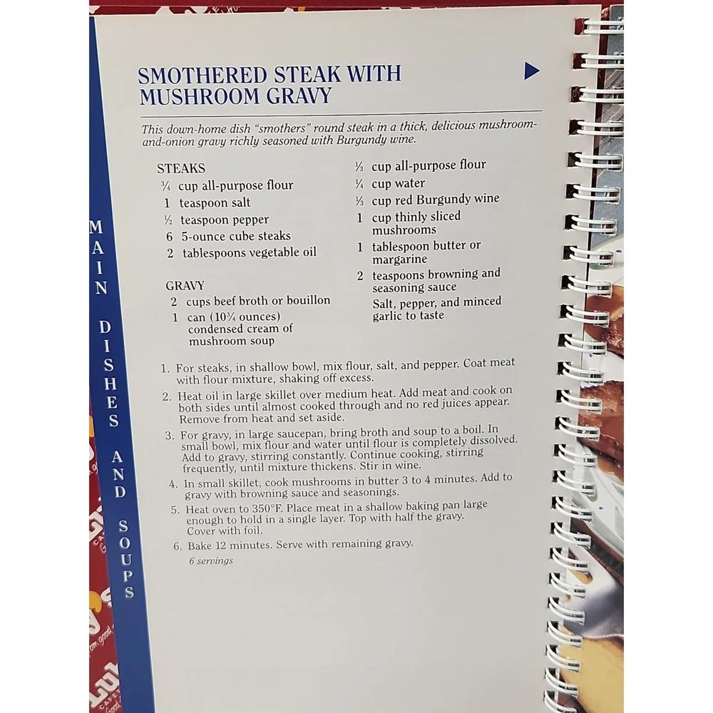 Lubys Cafeteria 50th Anniversary Recipe Collection Cookbook 1996 Texas‎ Spiral